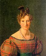 Constantin Hansen Portrait of Caroline Sophie Moller oil painting